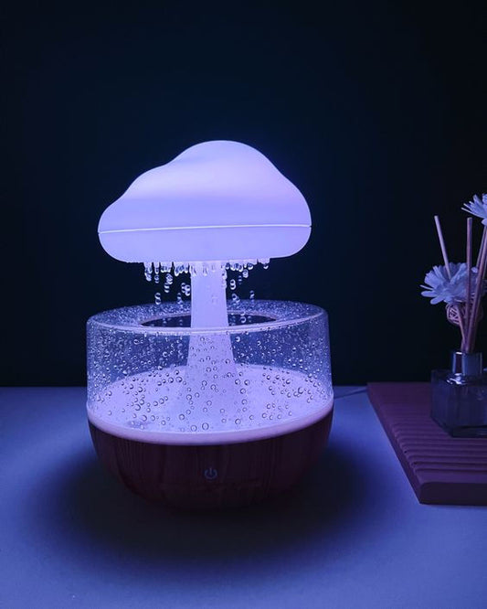 Multi-colored Mushroom Rain Humidifier